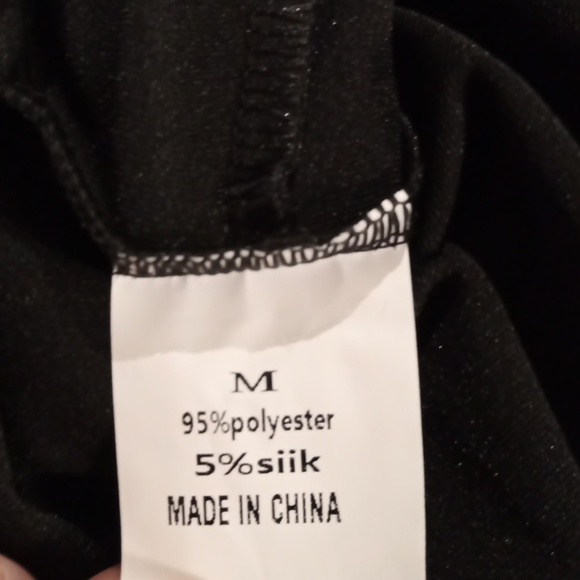 NWOT Sexy Black Mesh Sheer Lace Short Sleeve Bodysuit Leotard Clubwear Top - Picture 4 of 12